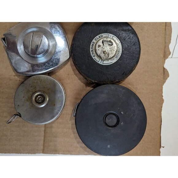 Vintage Tape measure lot of 4 Stanley Keson Trustworthy  Lufkin tools - Picture 2 of 9